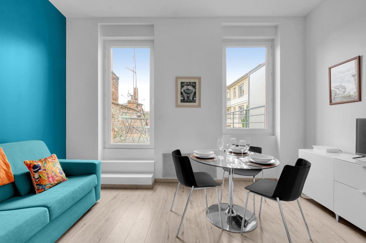 Ferienwohnung Terrasse Riquet - En Plein Coeur De Toulouse Exterior foto